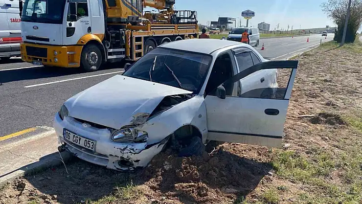 Elazığ'da tır ile otomobil çarpıştı: 1 yaralı