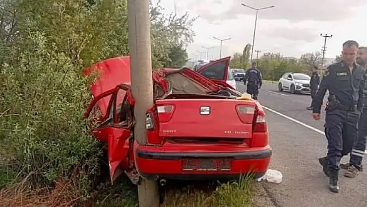 Elazığ'da trafik kazası: 2 yaralı