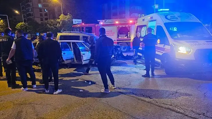 Elazığ'da trafik kazası: 3 yaralı