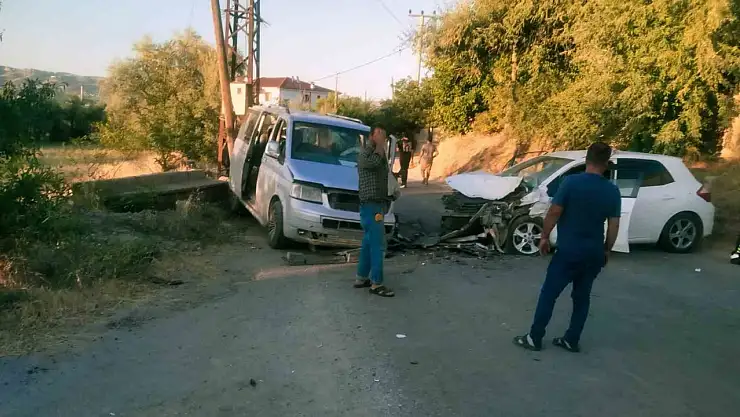 Elazığ'da trafik kazası:1 yaralı