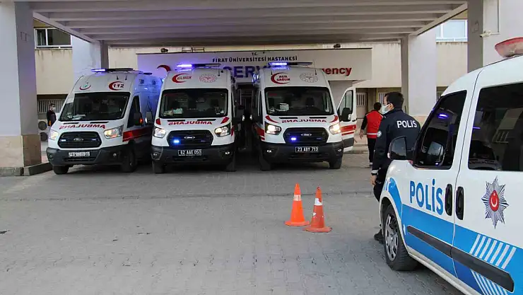 Elazığ'da zincirleme trafik kazası: 1 yaralı