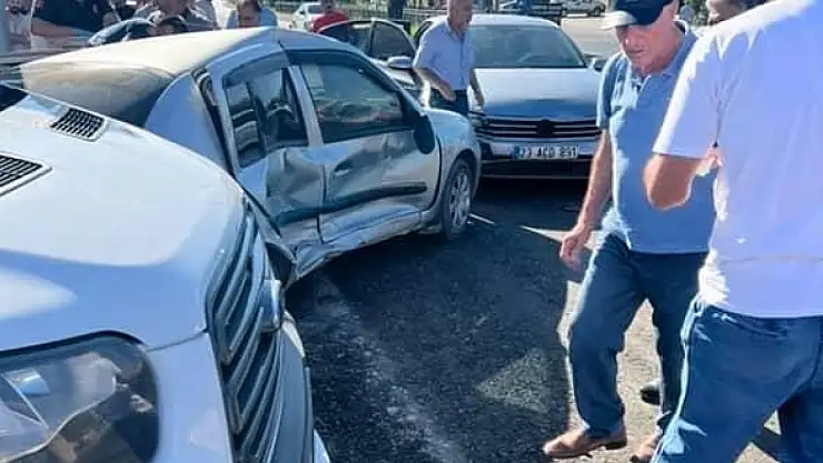 Elazığ'da zincirleme trafik kazası: 1 yaralı