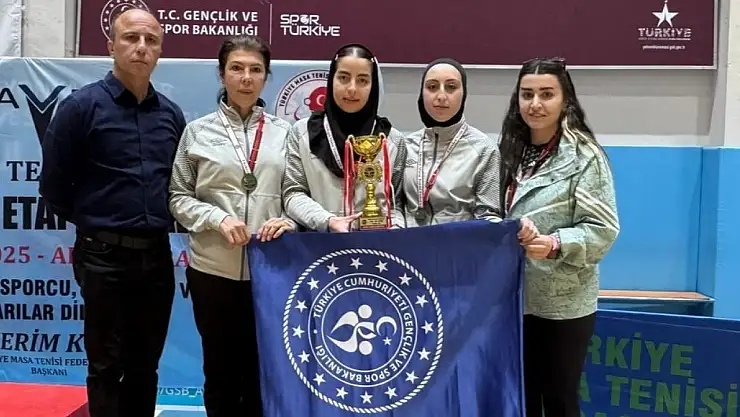 Elazığ masa tenisinde 1. Lige yükseldi