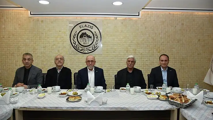 Elazığ Ticaret Borsası, STK temsilcilerini iftarda ağırladı
