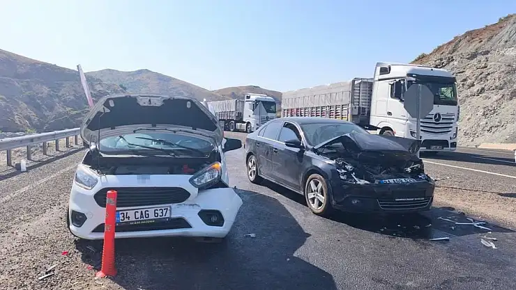 Elazığ zincirleme trafik kazası: 1 yaralı