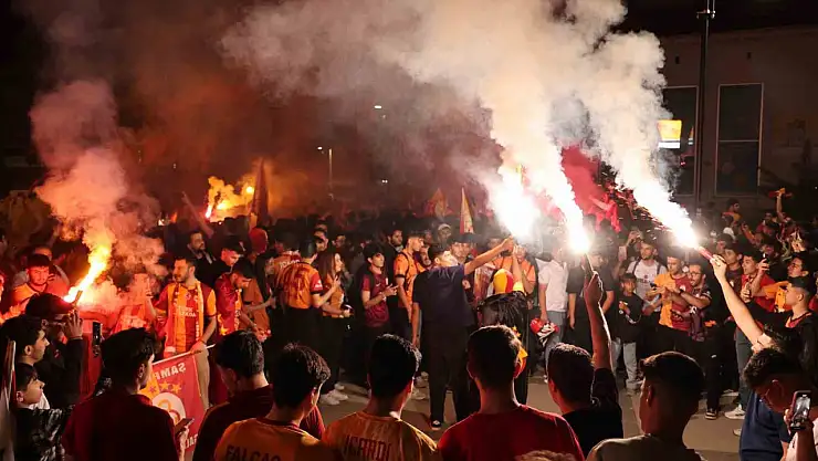 Galatasaray'ın şampiyonluğu Elazığ'da coşkuyla kutlandı