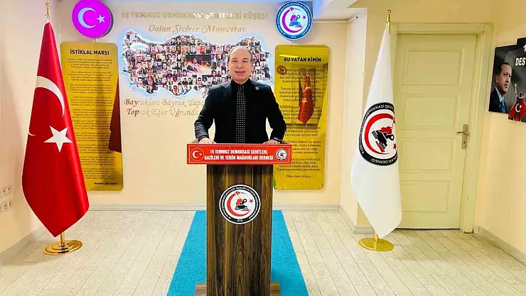 Gündüz 'Zulmün karşısında duran, mazlumun yanında yer alan tek lider Erdoğan'dır'