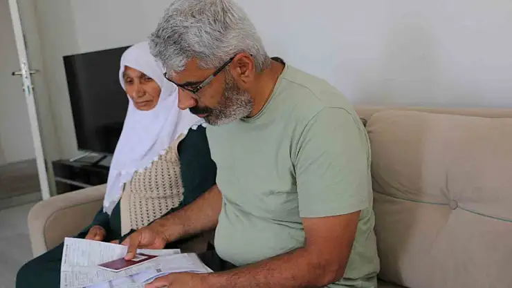 Hac hazırlığı yaparken vefat eden vatandaşın hasta eşi, çocuklarından biriyle hacca gitmek istiyor