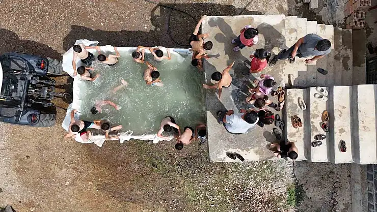 Havuz yoksa römork var: Diyarbakır'da yaz neşesi kendi imkanlarıyla geldi