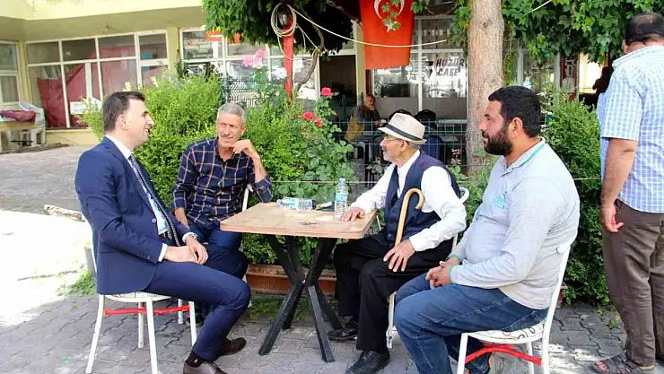 Kaymakam Küçük, esnaf ve vatandaşlarla bir araya geldi