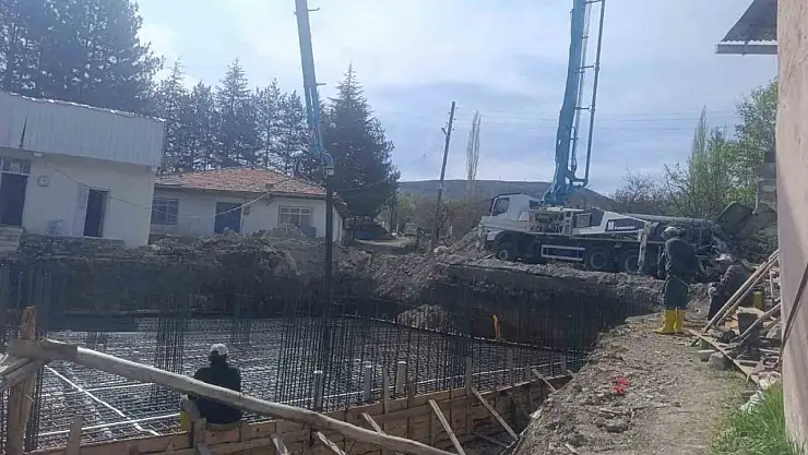 Kozluca Camii'nin temeli düzenlenen törenle atıldı