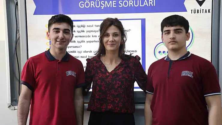 Lise öğrencileri mevsimlik işçi olan akranlarının sorunlarını ele aldığı proje ile TÜBİTAK finallerine kaldı