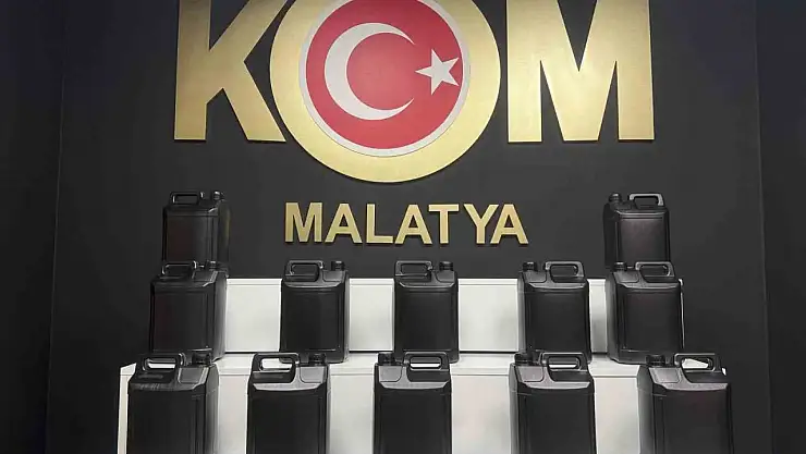 Malatya'da 60 litre etil alkol ele geçirildi