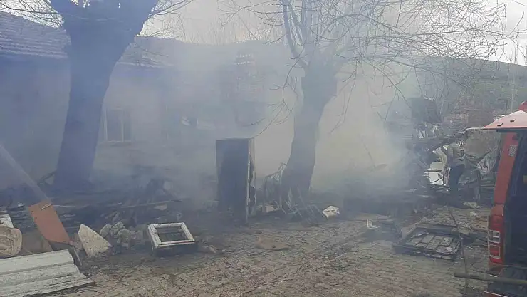 Malatya'da bahçe yangını