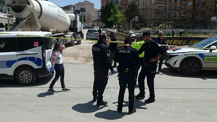 Malatya'da beton mikseri dehşeti