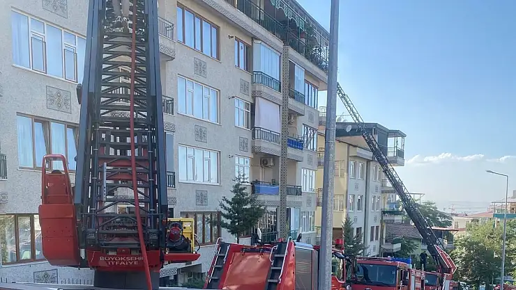 Malatya'da ev yangını