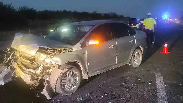 Malatya'da iki otomobil çarpıştı: 1 yaralı