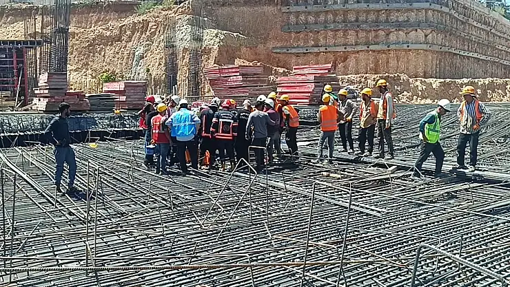 Malatya'da inşaatta iş kazası: 1 işçi yaralandı