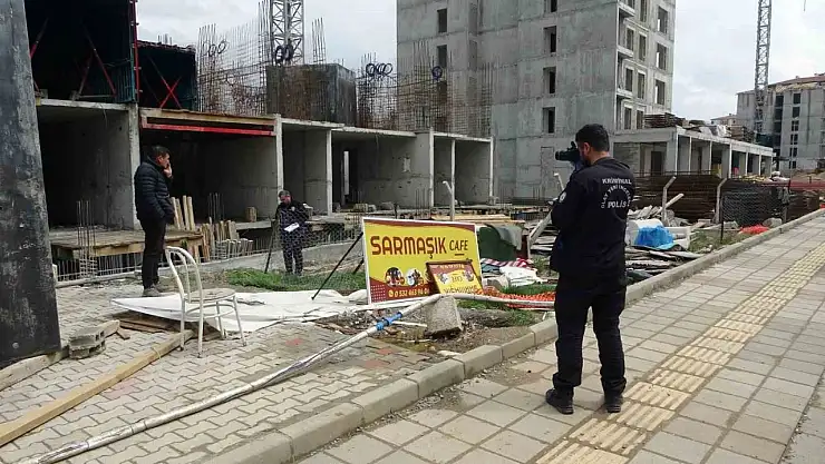 Malatya'da inşattan düşen işçi yaralandı