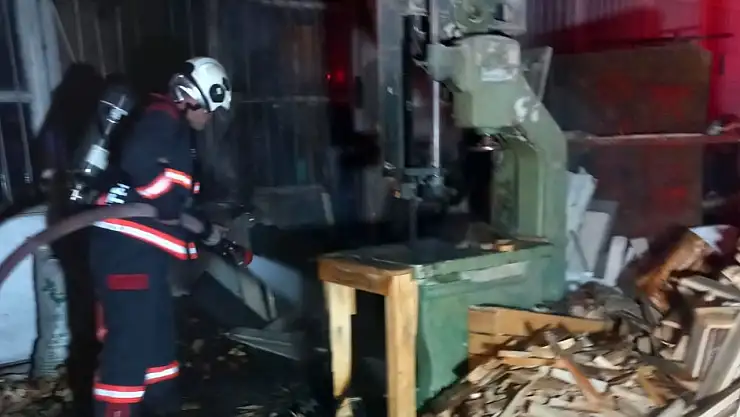 Malatya'da işyeri yangını
