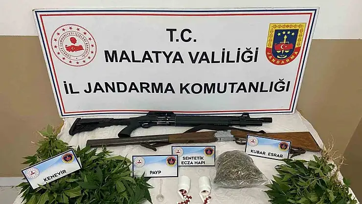 Malatya'da jandarmadan uyuşturucu operasyonu: 6 gözaltı