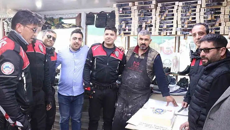 Malatya'da kavga ihbarına giden polis şaşkına döndü