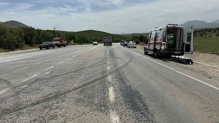 Malatya'da otomobil takla attı, 1 kişi yaralandı