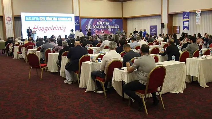 Malatya'da Özel Öğretim Kurumları çalıştayı düzenlendi