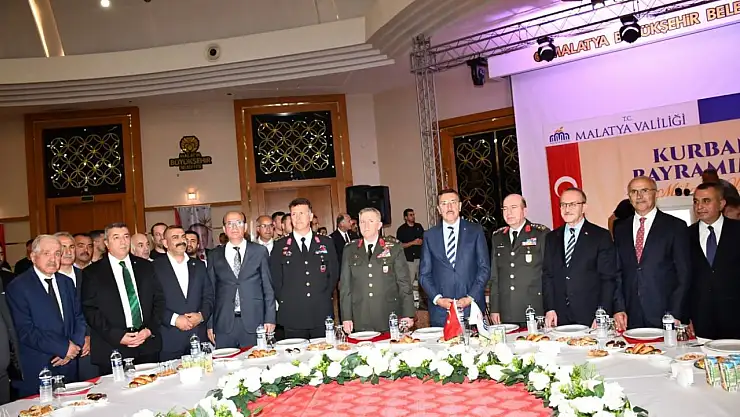 Malatya'da Resmi Bayramlaşma töreni yapıldı