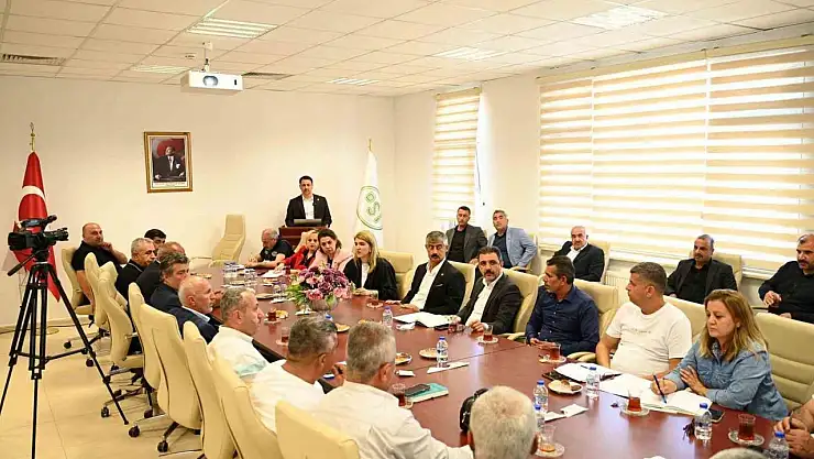 Malatya'da sulama sezonu öncesi DSİ'de istişare toplantısı