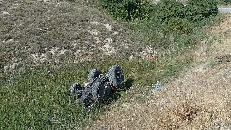 Malatya'da traktör şarampole yuvarlandı: 1 ölü