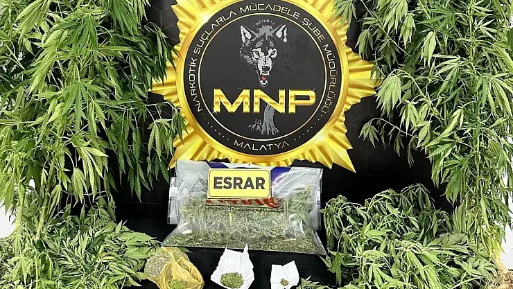 Malatya'da uyuşturucu operasyonu