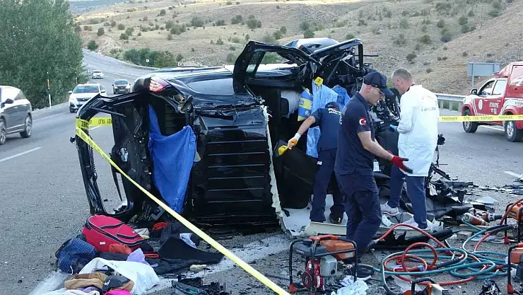 Malatya'daki feci kazada ölenlerin kimlikleri belli oldu