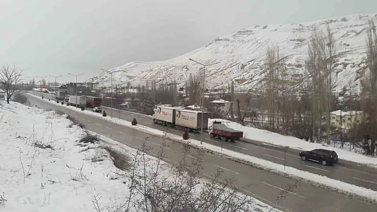 Malatya-Kayseri kara yolunda ulaşım kontrollü sağlanıyor