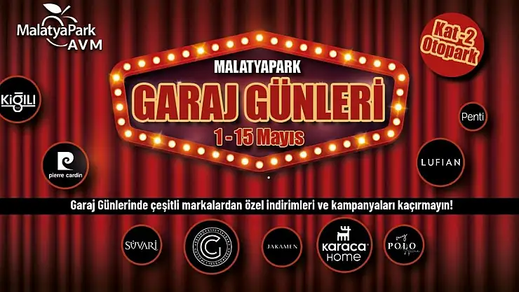 MalatyaPark AVM'de 'Garaj Günleri' başlıyor