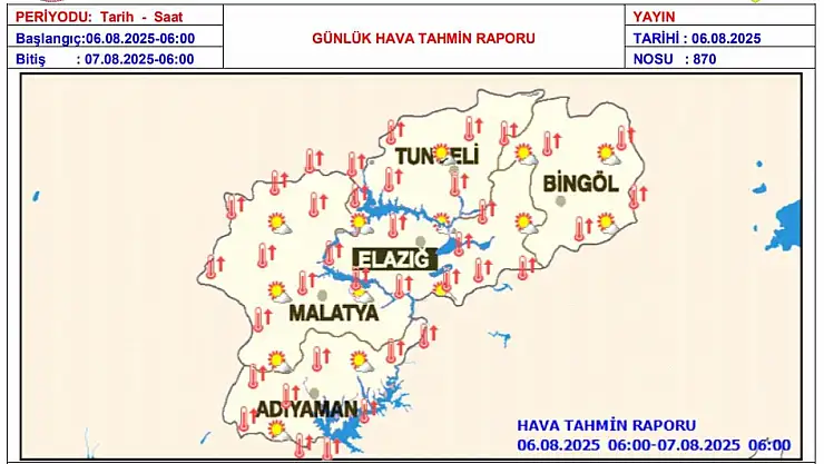 Meteorolojiden sıcaklık uyarısı