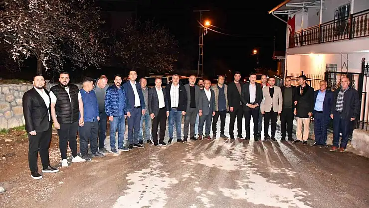 Milletvekili Tüfenkci ile Başkan Ulutaş, Akçadağ'da vatandaşlarla bir araya geldi