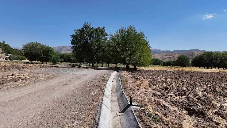 Palu'da sulama suyu tesisi tamamlandı