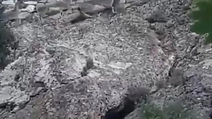 Sarp kayalıkların usta ismi bu kez tehlike saçtı