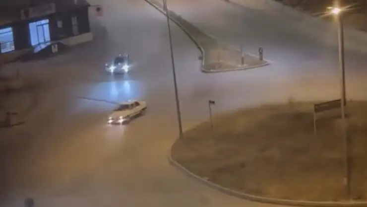 Tofaş araç ile drift attı