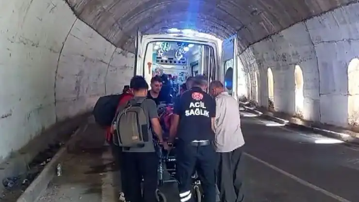 Tunceli'de tünelde kaza: 1 yaralı