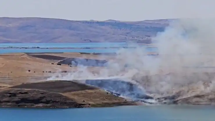 Tunceli'deki yangın ekili alanlara sıçramadan söndürüldü