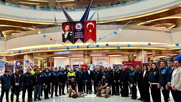 Türk Polis Teşkilatı'nın 180. yılı MalatyaPark AVM'de kutlandı