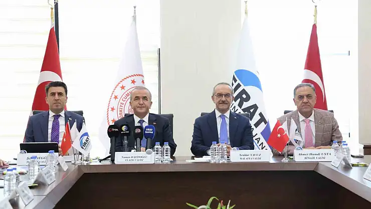 Valiler Elazığ'da buluştu, bölgeye 28 milyon TL'lik destek planı açıklandı