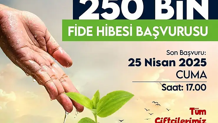 Yeşilyurt Belediyesi'nden zirai donun vurduğu çiftçiye fide desteği