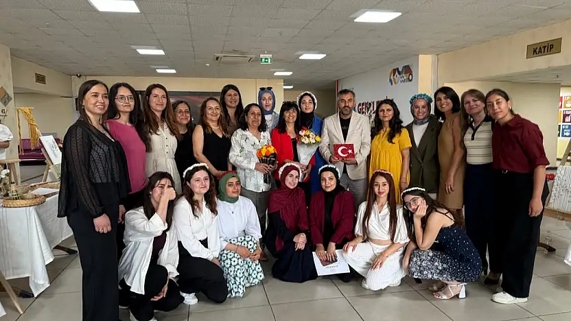 Cihannüma Kız Öğrenci Yurdun'da El Emeğiyle Hazırlanan Yıl Sonu Sergisi