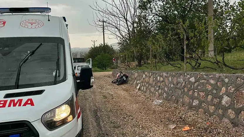 Elazığ'da motosiklet kazası: 1 yaralı