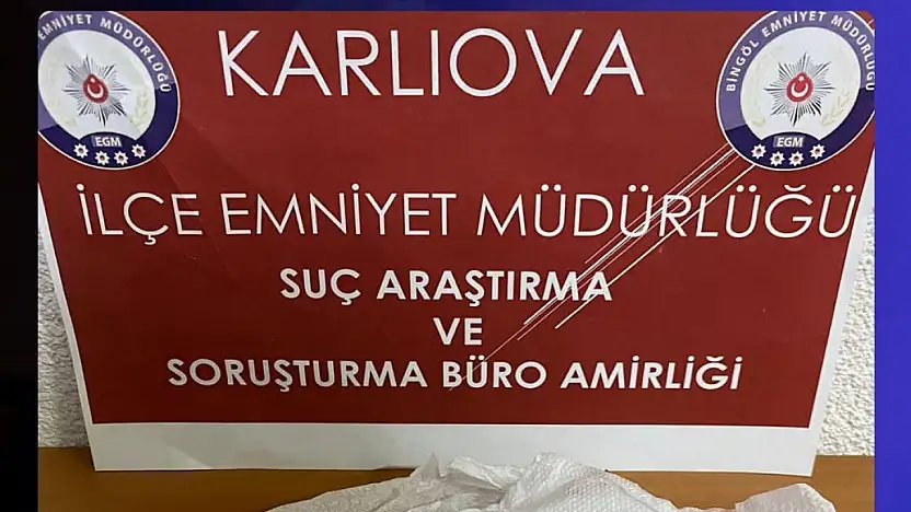 Karlıova'da uyuşturucuyla mücadele